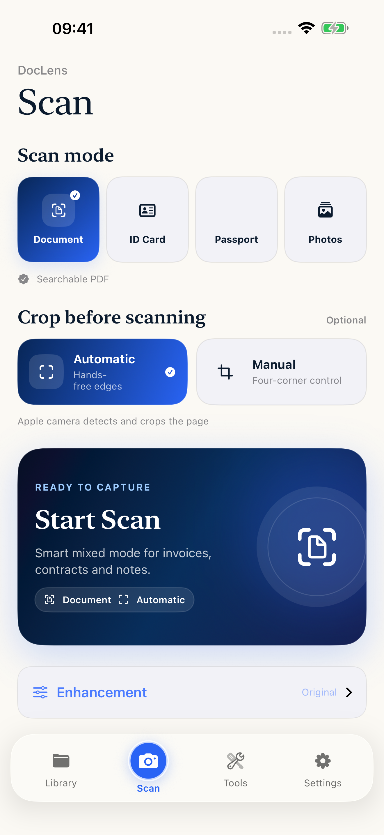 DocLens Pro Smart Scan and OCR on iPhone