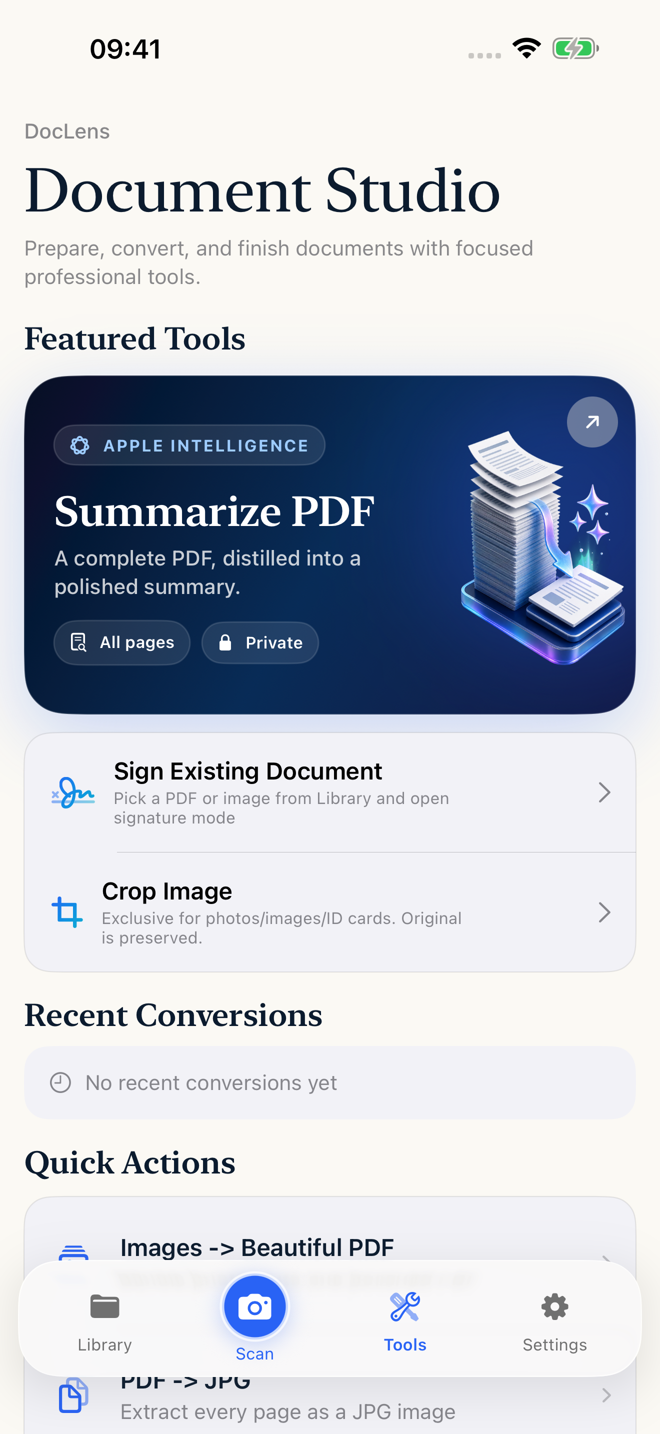 DocLens Pro Document Studio on iPhone