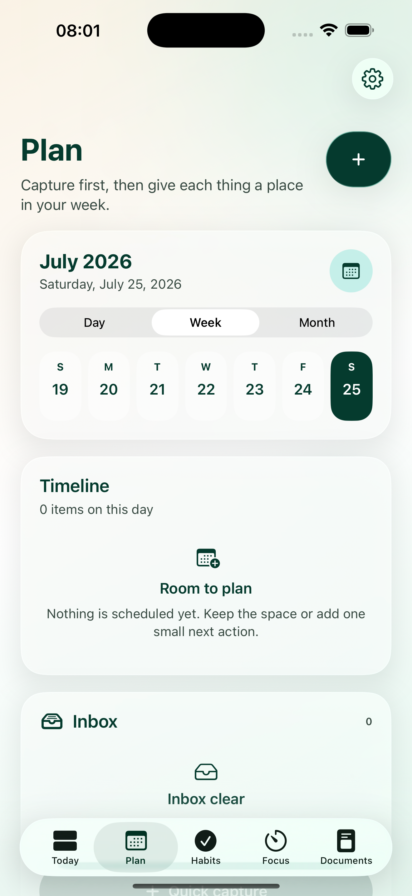 Planning in Return Today