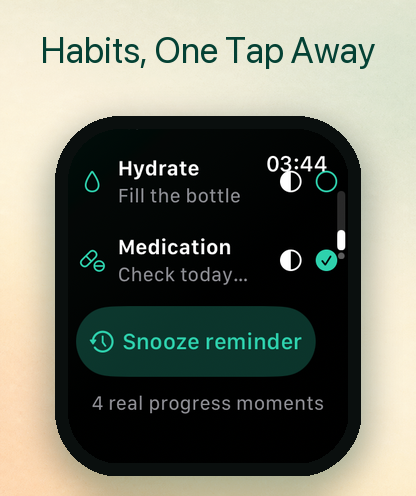 Return Today focus session on Apple Watch