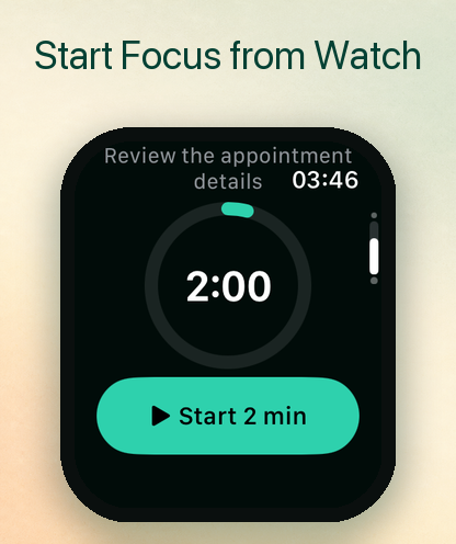 Return Today overview on Apple Watch
