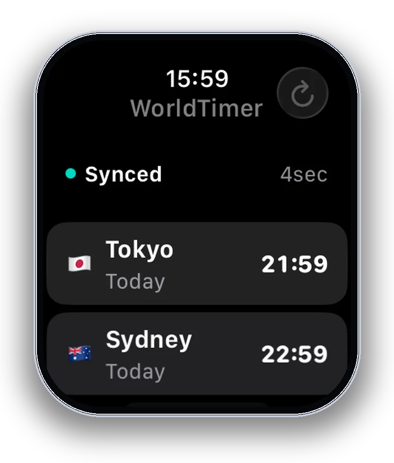 Across the day on Apple Watch